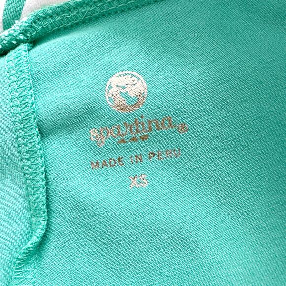 Spartina 449 Fringe Faux Wrap Skort Green Wildflowers Women’s Size XS NEW! - Picture 7 of 13